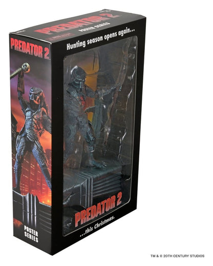 112026 Predator 2 City Hunter Poster Series – Figurine articulée NECA