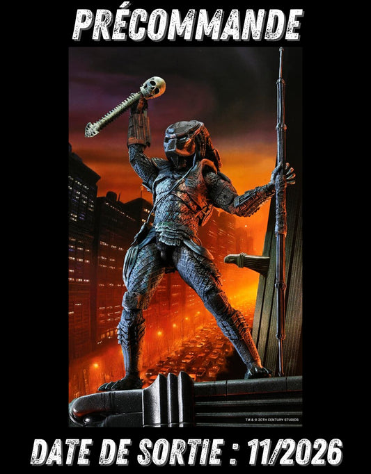 112026 Predator 2 City Hunter Poster Series – Figurine articulée NECA