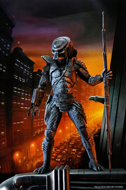 112026 Predator 2 City Hunter Poster Series – Figurine articulée NECA