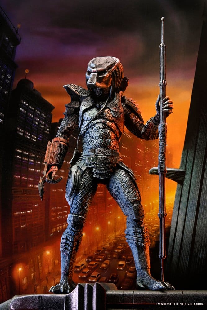 112026 Predator 2 City Hunter Poster Series – Figurine articulée NECA