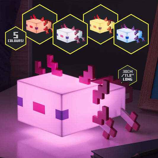 Minecraft - Axolotl - Lampe Paladone