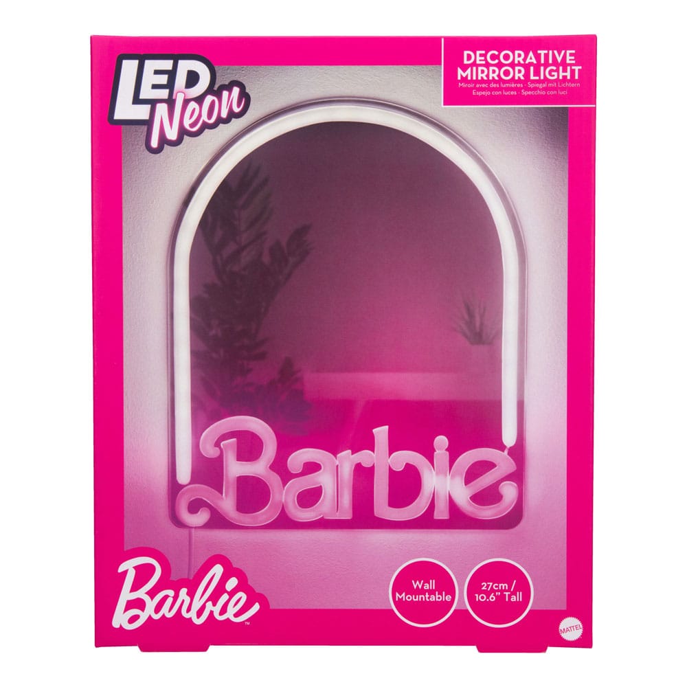 Sur Commande - Barbie - Miroir Mural (Éclairage LED) - Goodies Paladone