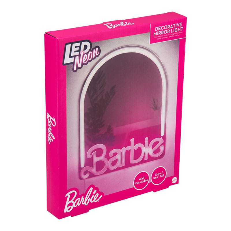 Sur Commande - Barbie - Miroir Mural (Éclairage LED) - Goodies Paladone