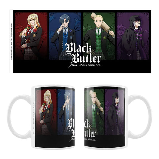 Black Butler: Public School Arc mug céramique Edgar, Lawrence, Herman & Gregory