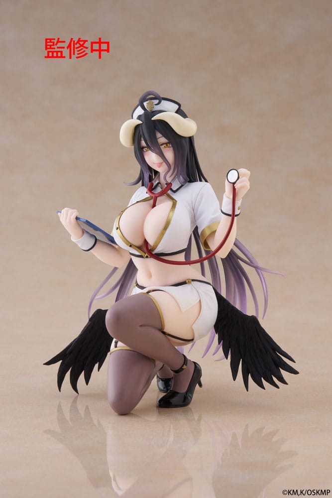 Overlord Albedo Nurse Ver. Renewal Desktop Cute Figure 13 cm – Taito