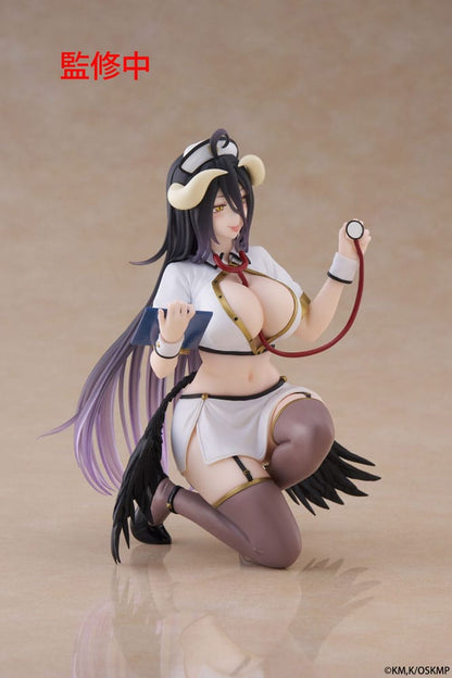 Overlord Albedo Nurse Ver. Renewal Desktop Cute Figure 13 cm – Taito