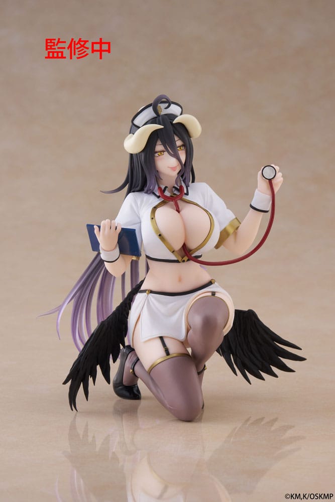 Overlord Albedo Nurse Ver. Renewal Desktop Cute Figure 13 cm – Taito