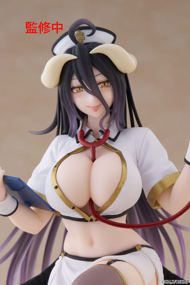 Overlord Albedo Nurse Ver. Renewal Desktop Cute Figure 13 cm – Taito