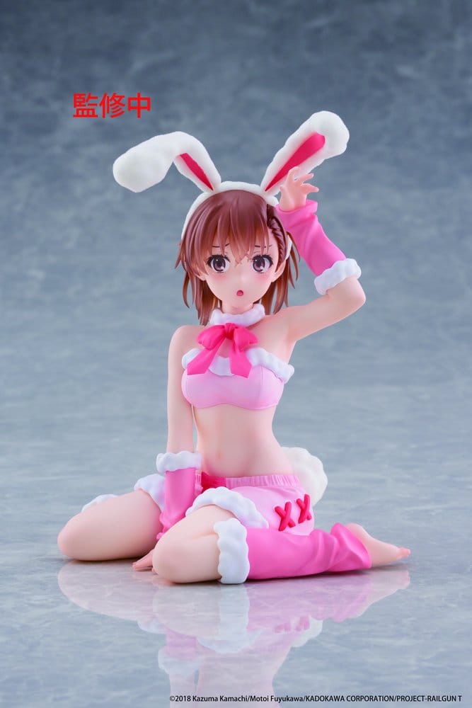 122026 - A Certain Scientific Railgun - Mikoto Misaka (Fluffy Bunny Ver.) - Figurine Taito