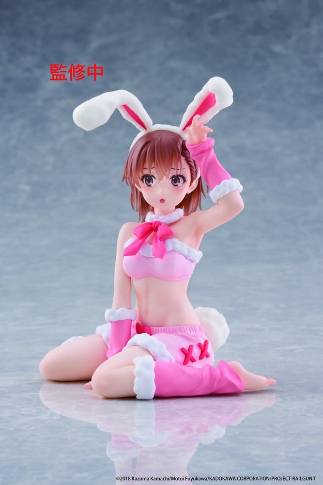122026 - A Certain Scientific Railgun - Mikoto Misaka (Fluffy Bunny Ver.) - Figurine Taito