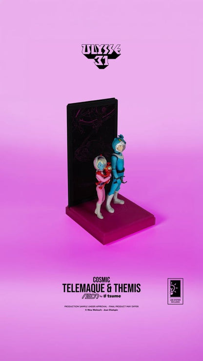 082026 Ulysse 31 Figurine Telemachus & Themis Cosmic Version Neon 1/9 20 cm